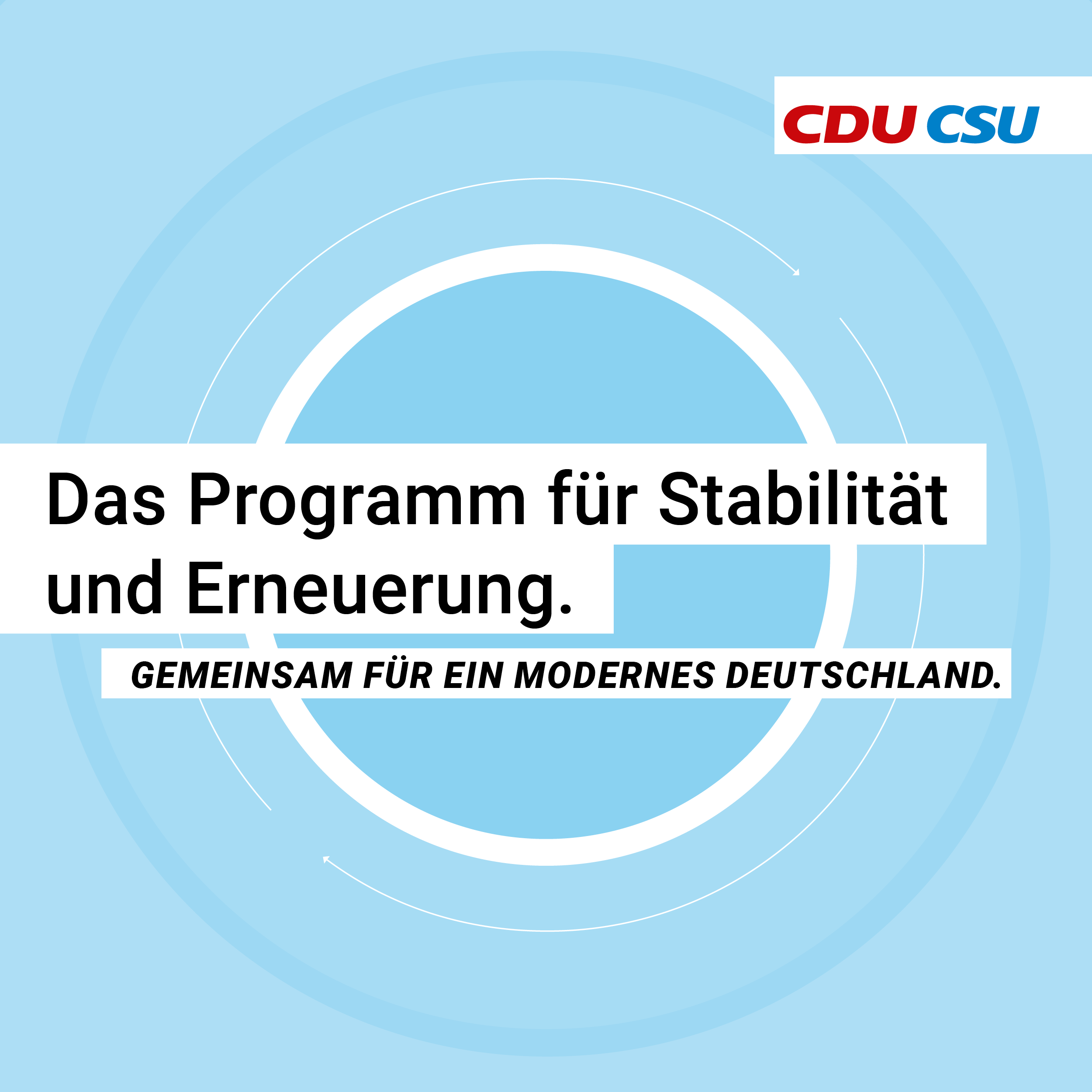 Wahlprogramm CDU/CSU
