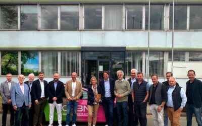 Andreas Jung MdB, stellvertretender Vorsitzender der CDU/CSU-Bundestagsfraktion, informiert sich über Photovoltaik-Großprojekt in Münster