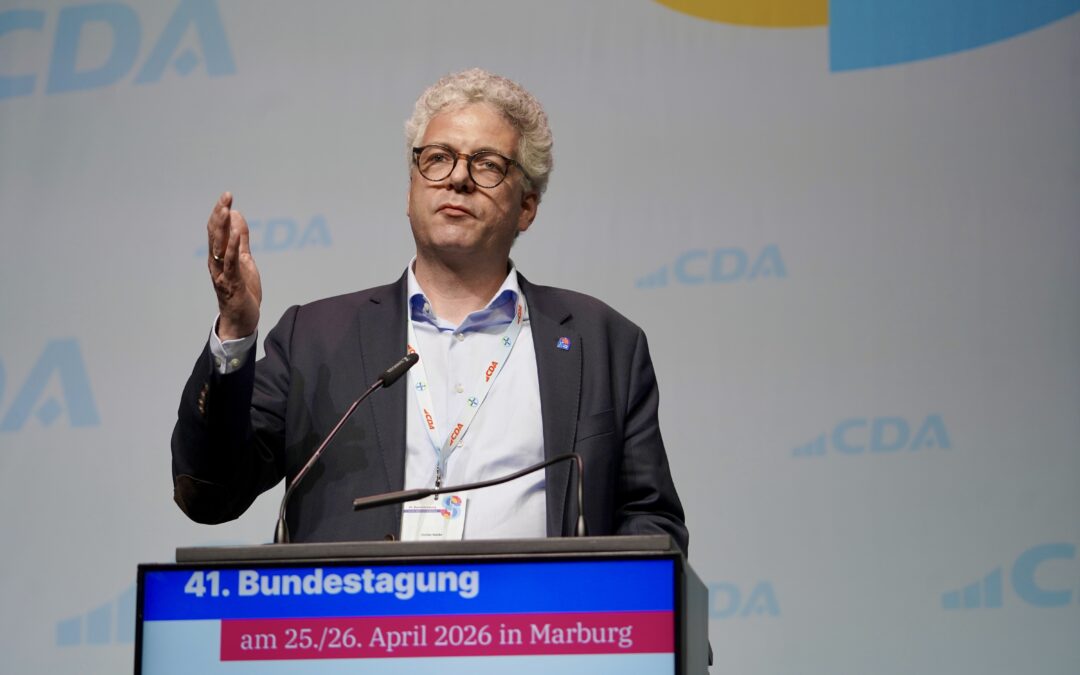 Bundestagsabgeordneter Nacke als stellvertretender CDA-Bundesvorsitzender bestätigt